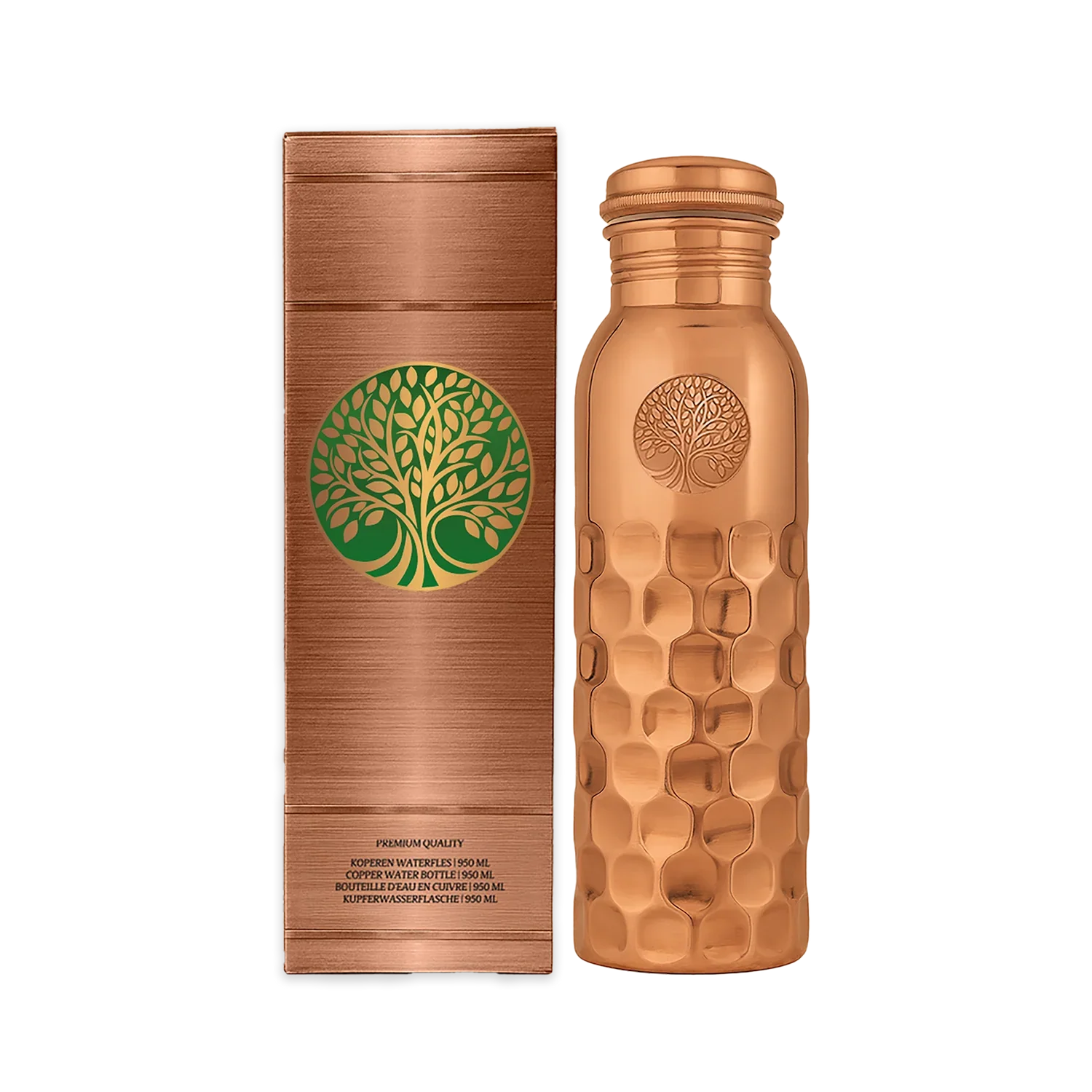 100% PUUR KOPEREN WATERFLES