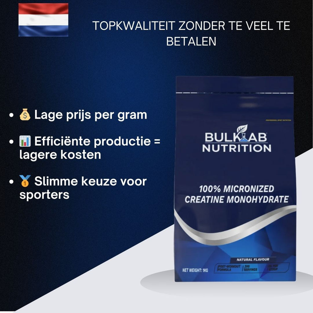 100% Creatine Monohydraat Micronized - BulkLab Nutrition