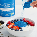 Biologische Blauwe Spirulina poeder 75 gram - Nutrition Geeks Supplementen en Shilajit-levering