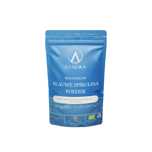 Biologische Blauwe Spirulina poeder 75 gram - Nutrition Geeks Supplementen en Shilajit-levering