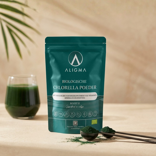Biologische Chlorella poeder 250 gram - Nutrition Geeks Supplementen en Shilajit-levering