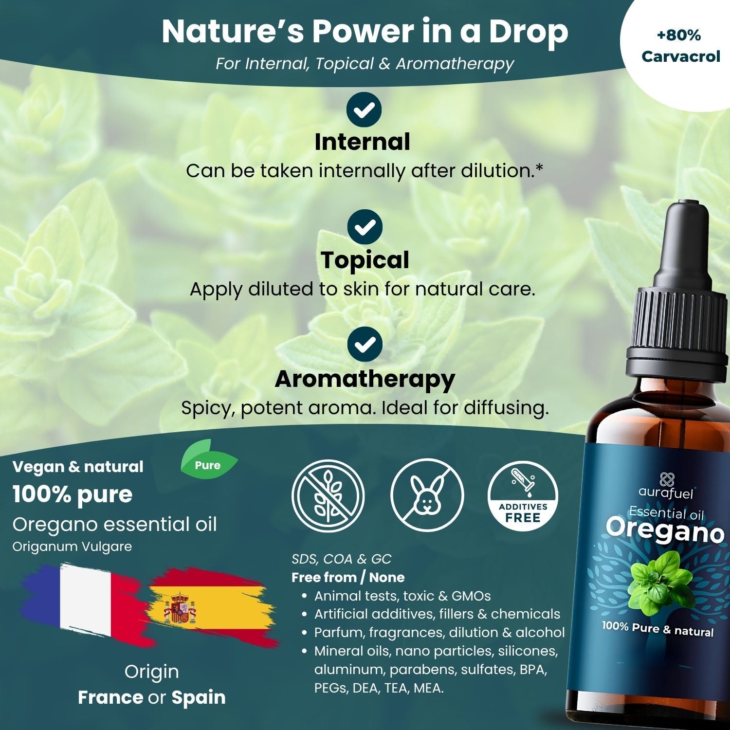 Oregano olie puur