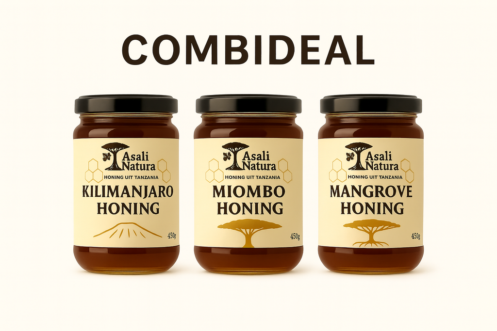 Asali Natura – Premium-Honig Kombipack (3 x 450g)