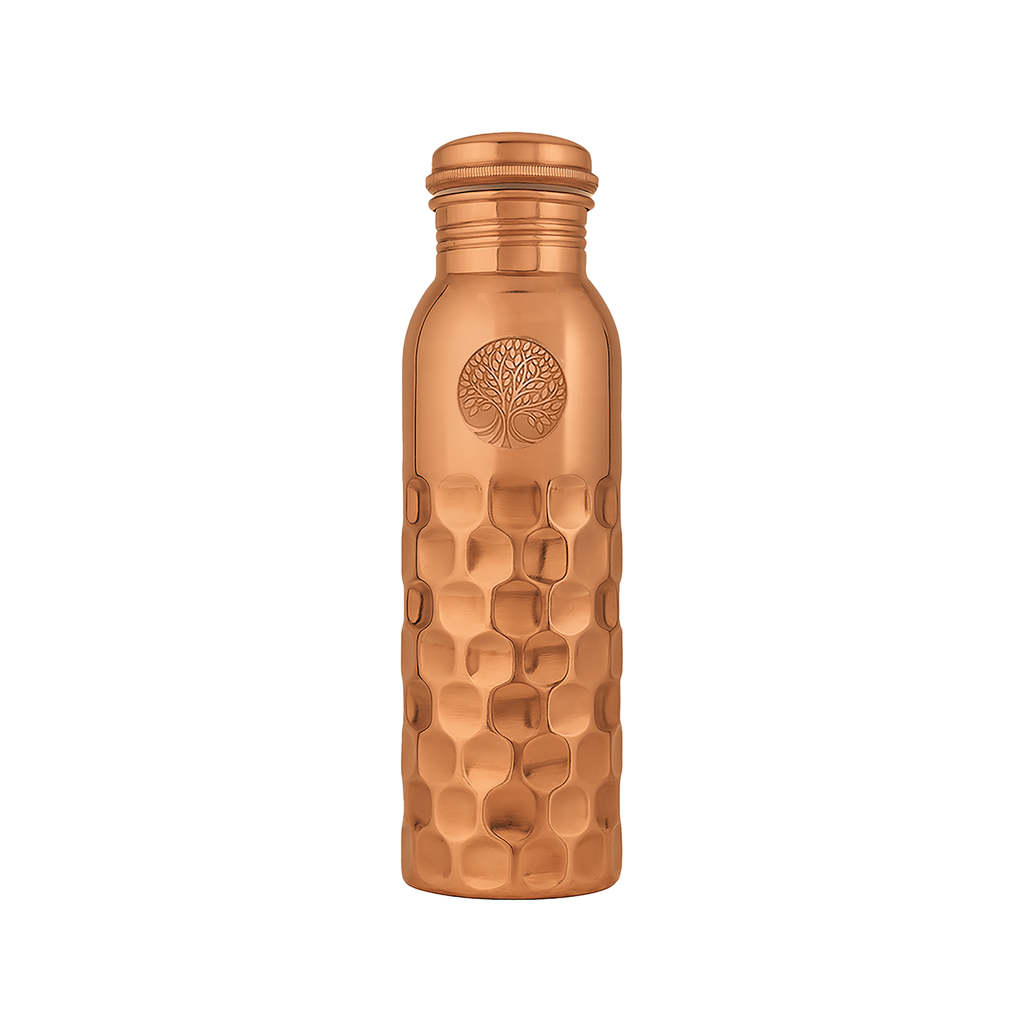 Bouteille d'eau 100% cuivre pur
