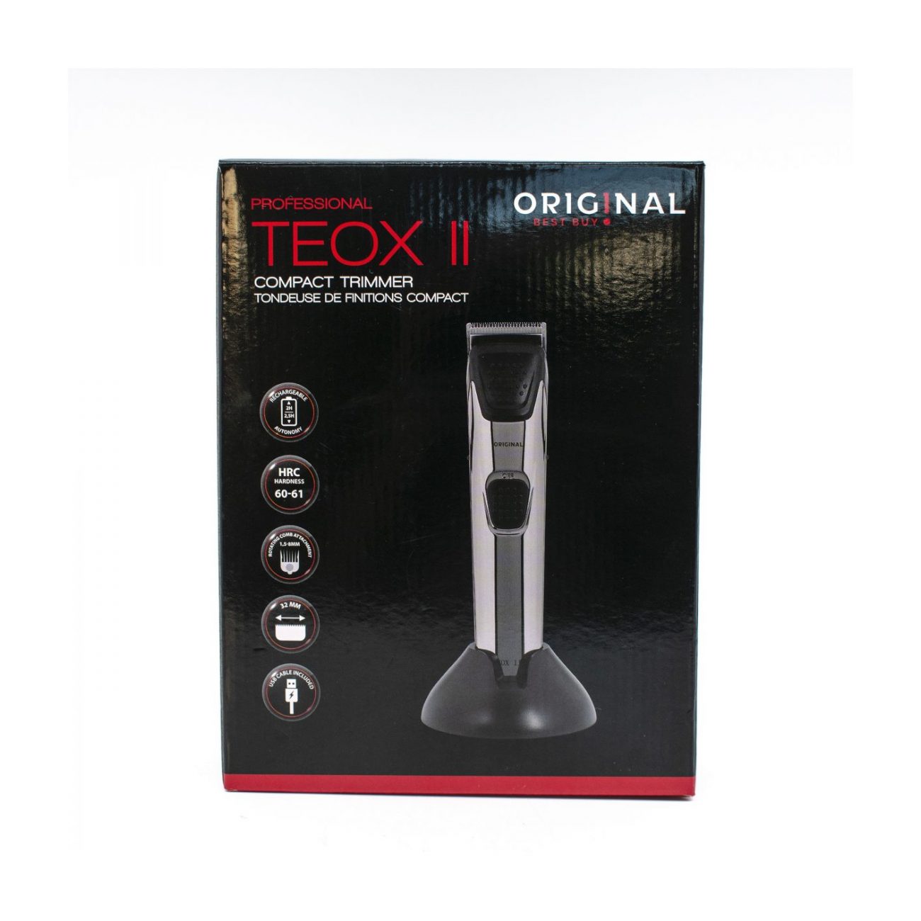 Sibel TEOX II Compact Trimmer Zwart