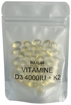 Vitamin D3 4000 IE + K2 100 mcg MK7 – Softgels – BulkLab Nutrition 