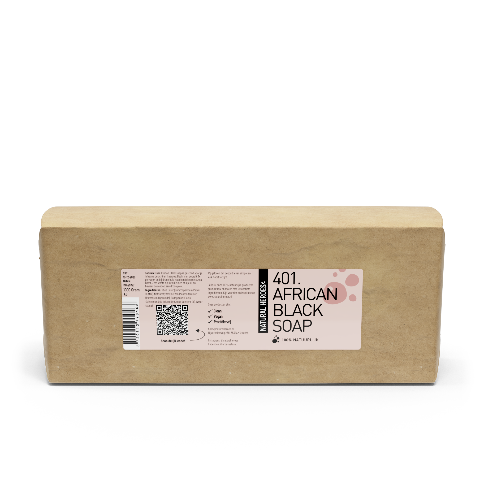 African Black Soap (100% natuurlijk)