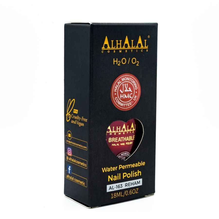 AL-163 REHAM nagellak donkerrood