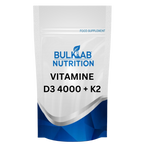 Vitamin D3 4000 IE + K2 100 mcg MK7 – Softgels – BulkLab Nutrition 