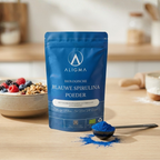 Biologische Blauwe Spirulina poeder superfood 75 gram - Nutrition Geeks Supplementen en Shilajit-levering