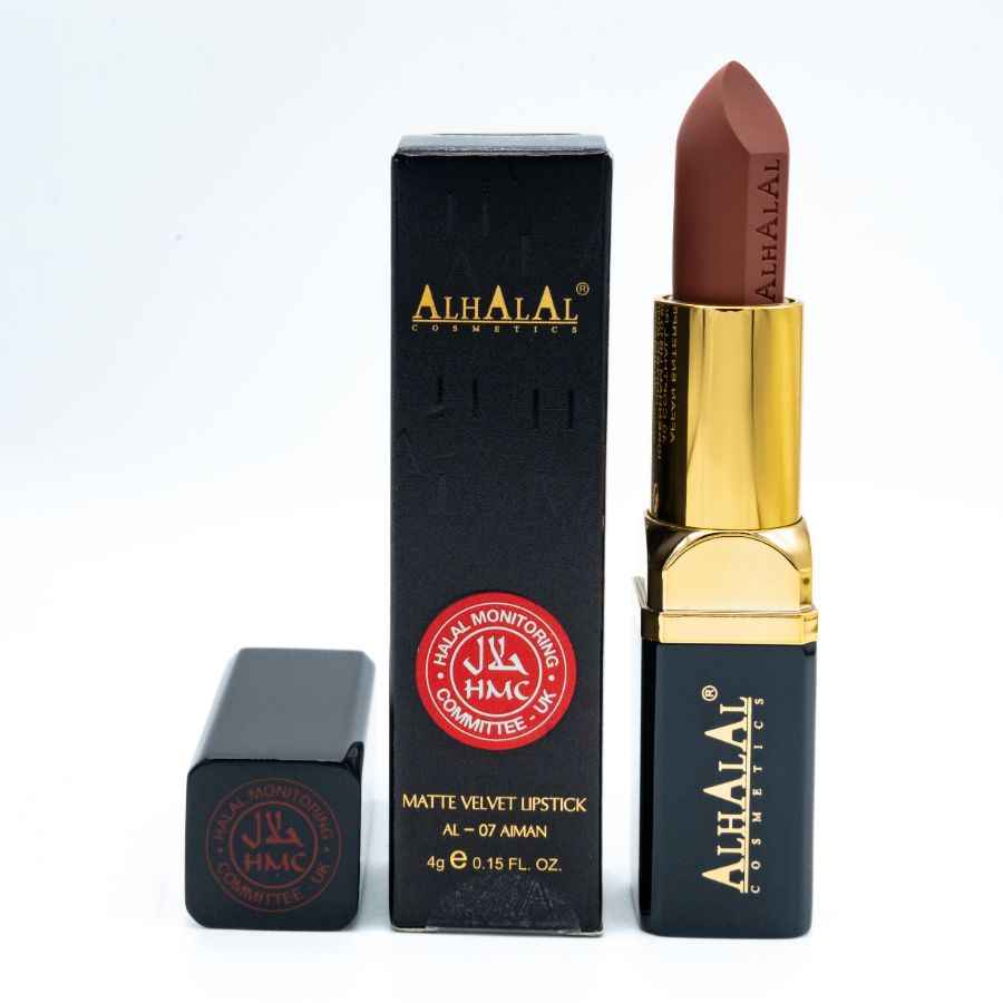 Halal Bruine Lippenstift | Vegan Brown Lipstick | AL-07 Aiman