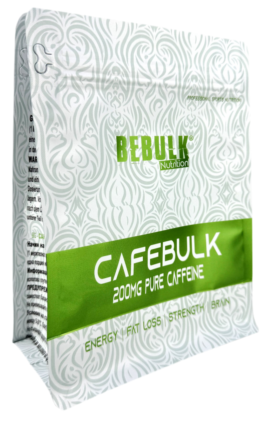Cafebulk - Caffeine Poeder - BeBulk Nutrition