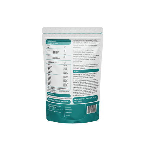 Biologische Chlorella poeder voor dieren 250 gram - Nutrition Geeks Supplementen en Shilajit-levering