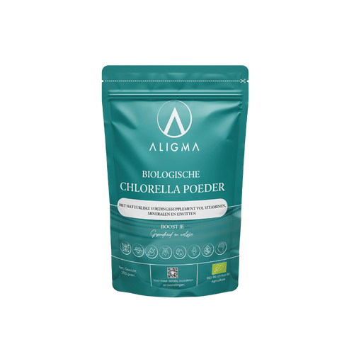Biologische Chlorella poeder superfood 250 gram - Nutrition Geeks Supplementen en Shilajit-levering