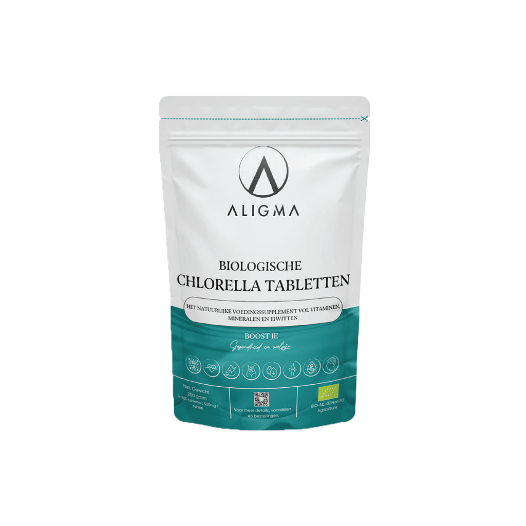 Biologische Chlorella Tabletten 500 stuks - (500 mg per tablet)