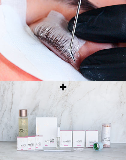 Online Training Lash Volume Lift + Starterkit (different languages)